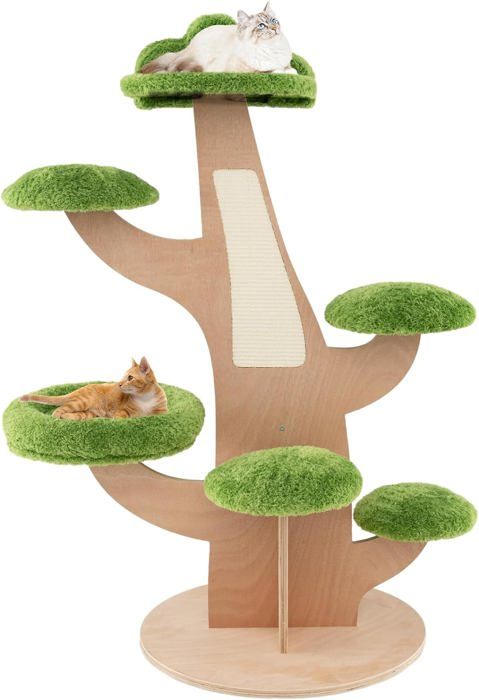 Meilleurs prix pour GOPLUS Arbre à Chat 128 CM à 8 Niveaux avec Lit pour Chat, Perche, Plateforme, Griffoir en Sisal, Tour d’Activité de Chat